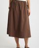 Damson Madder Damson Madder Caspia Organic Cotton Midi Skirt - 1
