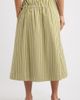 Damson Madder Damson Madder Caspia Striped Volume Midi Skirt - 2