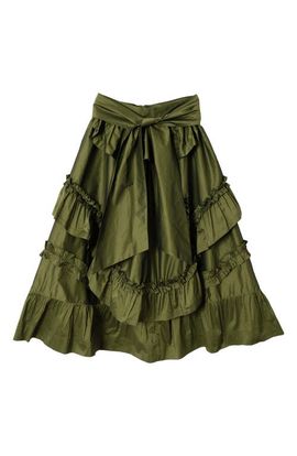 Damson Madder Damson Madder Constance Ruffle Detail Skirt