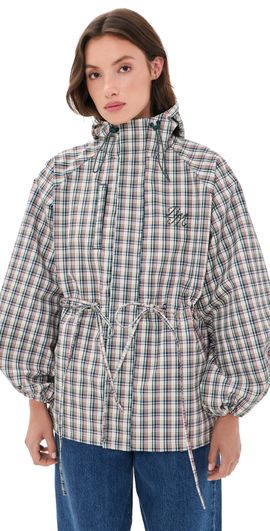 Damson Madder Damson Madder Elderberry Check Liu Raincoat Multi