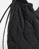 Damson Madder Damson Madder Embroidered Rose Ruched Kidney Bag Black One - 5