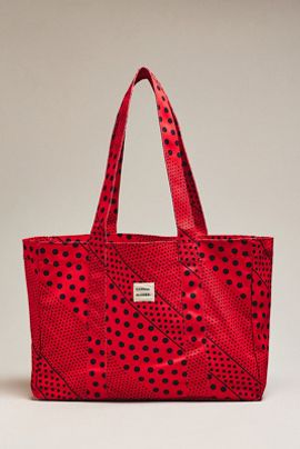 Damson Madder Damson Madder Exclusive Print Canvas Tote Bag