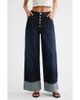Damson Madder Damson Madder Gigi Baggy Wide Leg Jeans - 1
