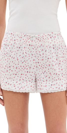 Damson Madder Damson Madder Harrietta Shorts Cream