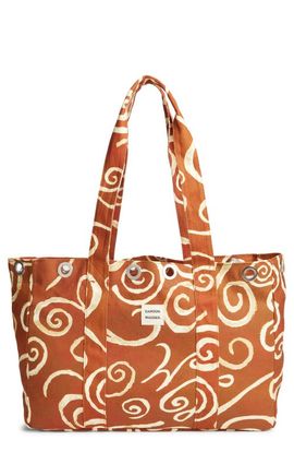 Damson Madder Damson Madder Large Canvas Eyelet Tote