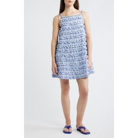 Damson Madder Damson Madder Leili Ruffle Sleeveless Minidress