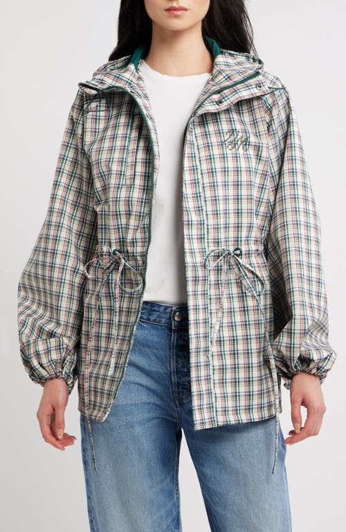 Damson Madder Damson Madder Liu Check Raincoat