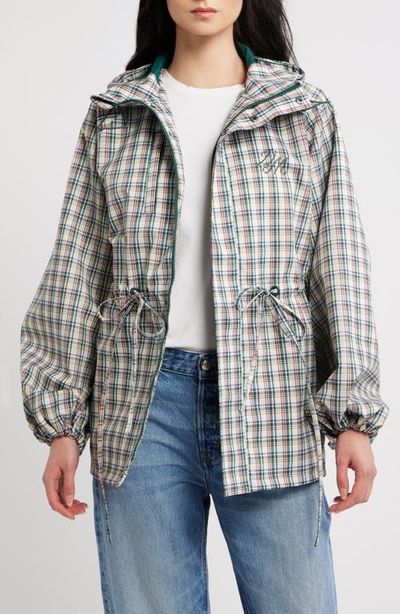 Damson Madder Damson Madder Liu Check Raincoat