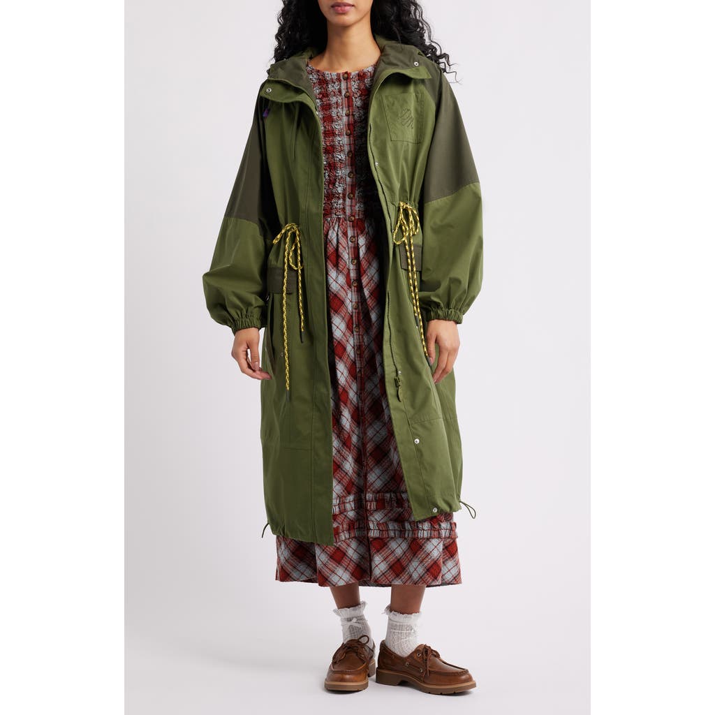 Damson Madder Damson Madder Logan Hooded Raincoat