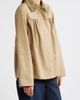 Damson Madder Damson Madder Mercedes Lace Collar Organic Cotton Mini Coat - 4