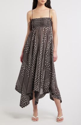 Damson Madder Damson Madder Nani Handkerchief Hem Sundress