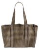 Damson Madder Damson Madder Organic Cotton Gingham Canvas Tote - 2