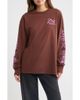 Damson Madder Damson Madder Pleasant Slumber Graphic Long Sleeve T-Shirt - 1
