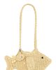 Damson Madder Damson Madder Raffia Fish Bag With Bag Charm - 1