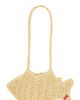 Damson Madder Damson Madder Raffia Fish Bag With Bag Charm - 2