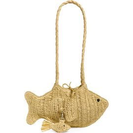 Damson Madder Damson Madder Raffia Fish Shoulder Bag