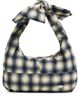 Damson Madder Damson Madder Roo Check Tie Shoulder Bag Multi One - 1