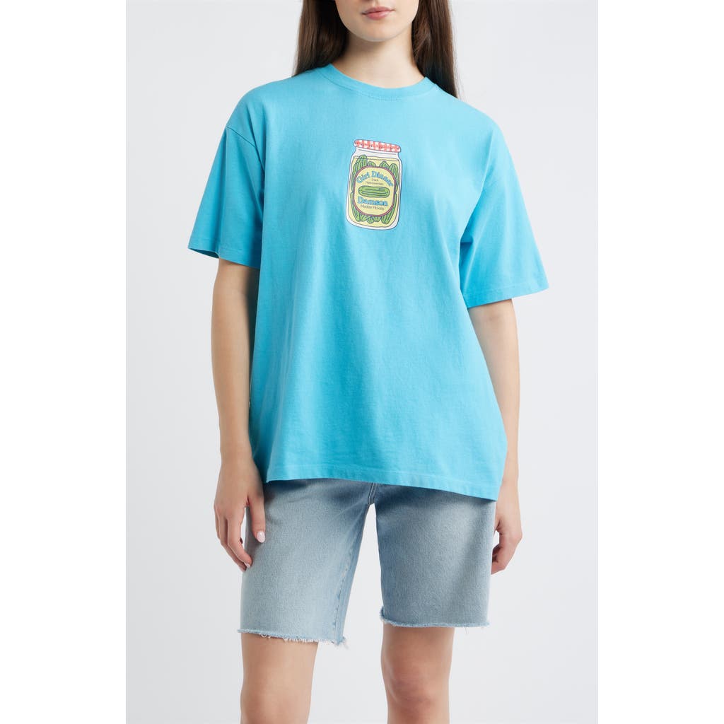 Damson Madder Damson Madder Snack Plate Oversize Organic Cotton Graphic T-Shirt