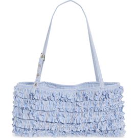 Damson Madder Damson Madder Sophia Ruffle Baguette Shoulder Bag