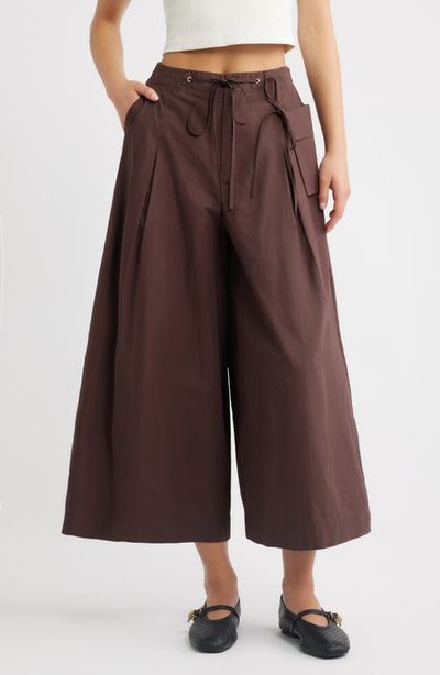 Damson Madder Damson Madder Tatiana Drawstring Wide Leg Culottes