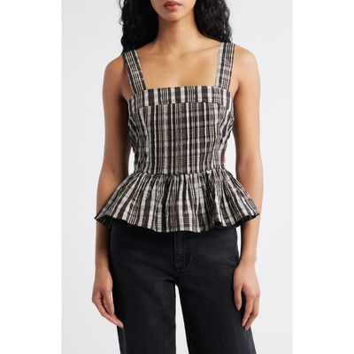 Damson Madder Damson Madder Thalia Peplum Tank