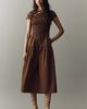 Damson Madder Ebba Organic Cotton Midi Dress - 1