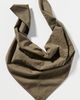Damson Madder Embroidered Hair Scarf - 1