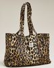 Damson Madder Leopard Print Canvas Tote - 1