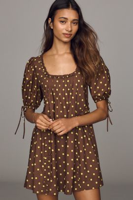 Damson Madder Meri 100% Cotton Mini Dress