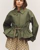 Damson Madder Myrtle Convertible Trench Coat Jacket - 3