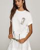 Damson Madder Quiet Company Cotton Tee - 1