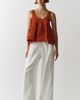 Damson Madder Stella Cotton Ruffle Tank Top - 2