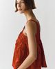 Damson Madder Stella Cotton Ruffle Tank Top - 3