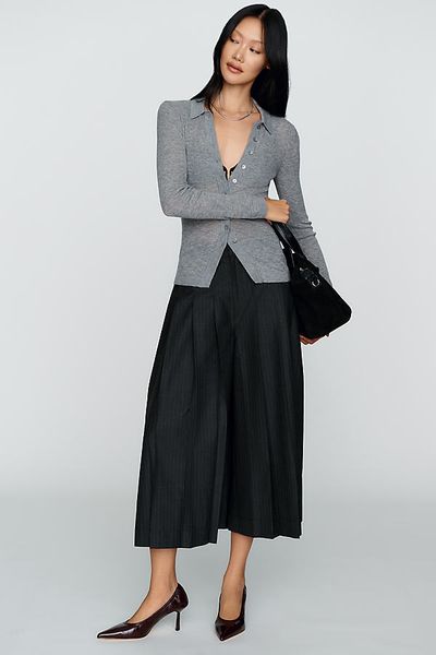 Damson Madder Winona Pleated Culottes Pants