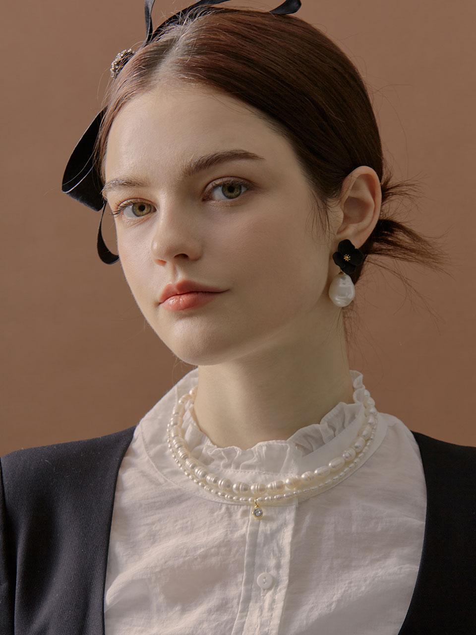 Dana Burton Elaine Pearl Layered Necklace