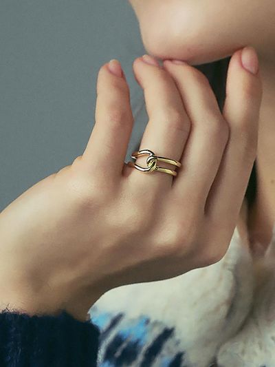 Dana Burton Eternal Twisted Open Ring