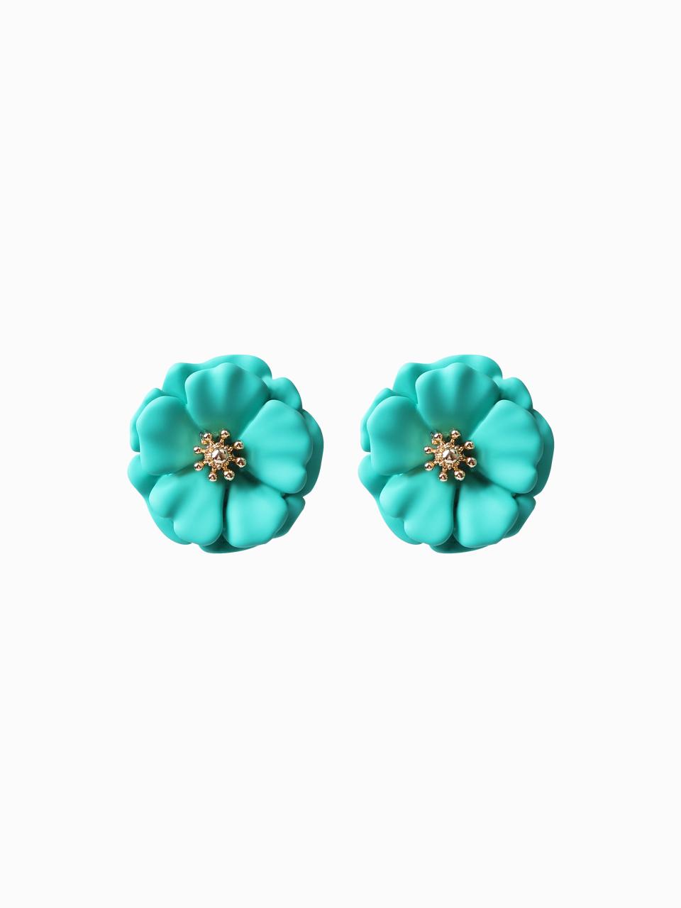 Dana Burton Peony Blossom Earrings