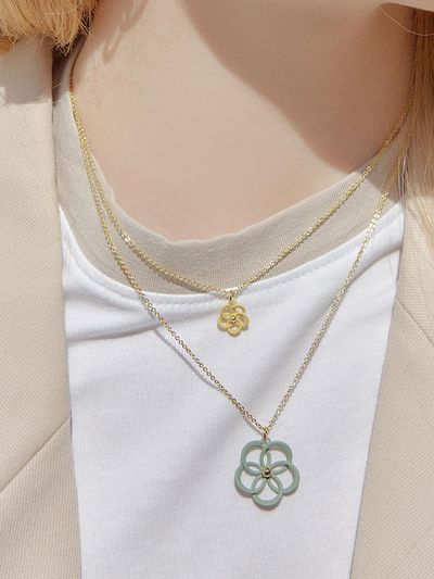 Dana Burton Petit Caramele Ball Necklace [Gold]