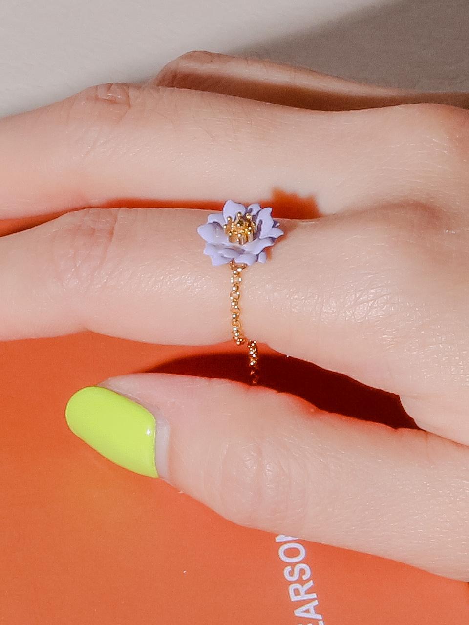 Dana Burton Pointed Flower Ring