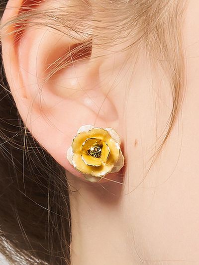 Dana Burton Rosina Hayes Flower Earrings