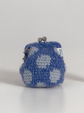 DANCING GRANDMA BOGGLE DOT CROSS-BODY BAG [BLUE]