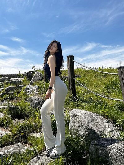 Dangledrop DGDP Bootcut Line Pants
