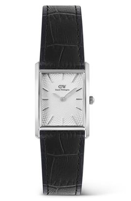 Daniel Wellington Daniel Wellington Bound Tank Leather Strap Watch, 22mm x 32mm
