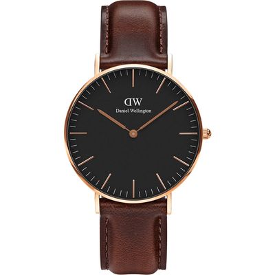Daniel Wellington Daniel Wellington Classic Bristol Leather Strap Watch, 40mm
