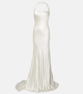 Danielle Frankel Danielle Frankel Bridal Presley wool and silk gown
