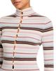 Guizio Danielle Guizio Chloe Wool Cashmere Button Front Sweater - 4