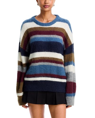 GUIZIO Danielle Guizio Hawley Oversized Brushed Knit Sweater