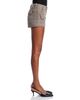 Danielle Guizio Danielle Guizio Patch Pocket Tartan Shorts - 5