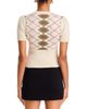 Guizio Danielle Guizio The Sweet Argyle Cardigan - 3