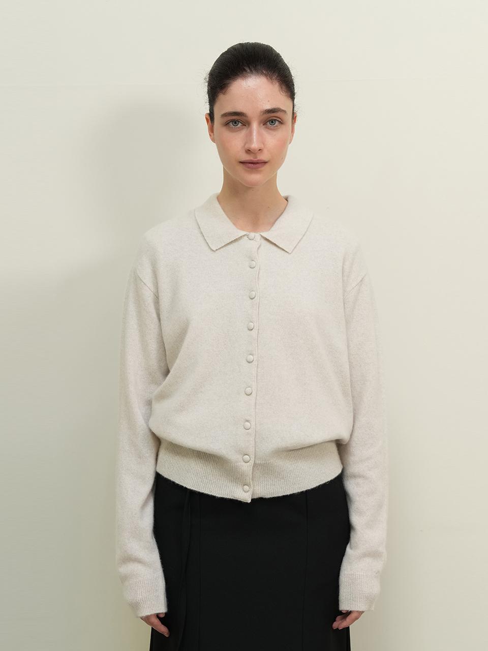 dankedir Cashmere Button cardigan - cream